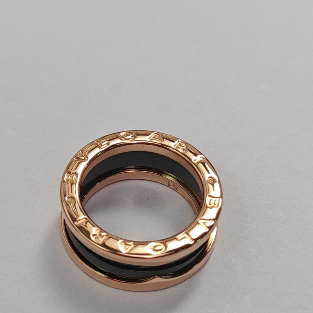 Anillo B.ZERO1 de oro rosa de 18k UE 51
