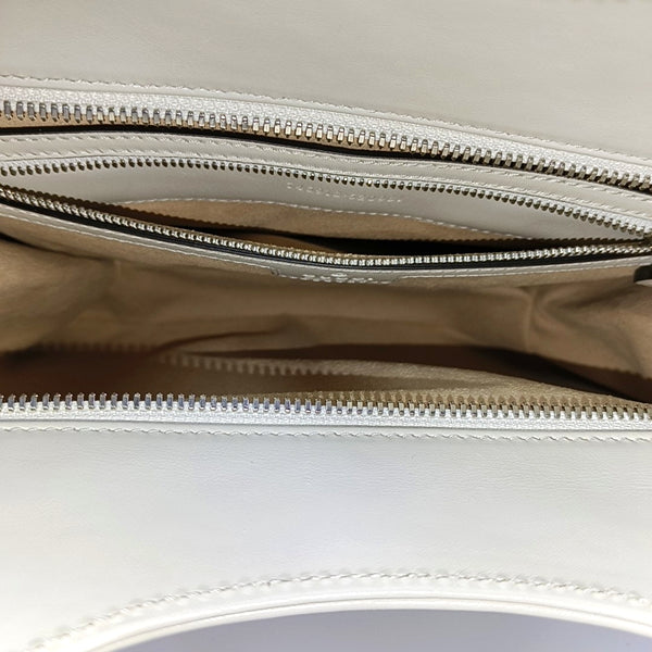 Calfskin Shoulder Bag White
