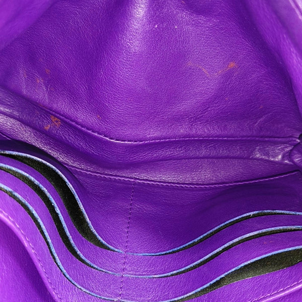 New Lock Cannage Calfskin Purple