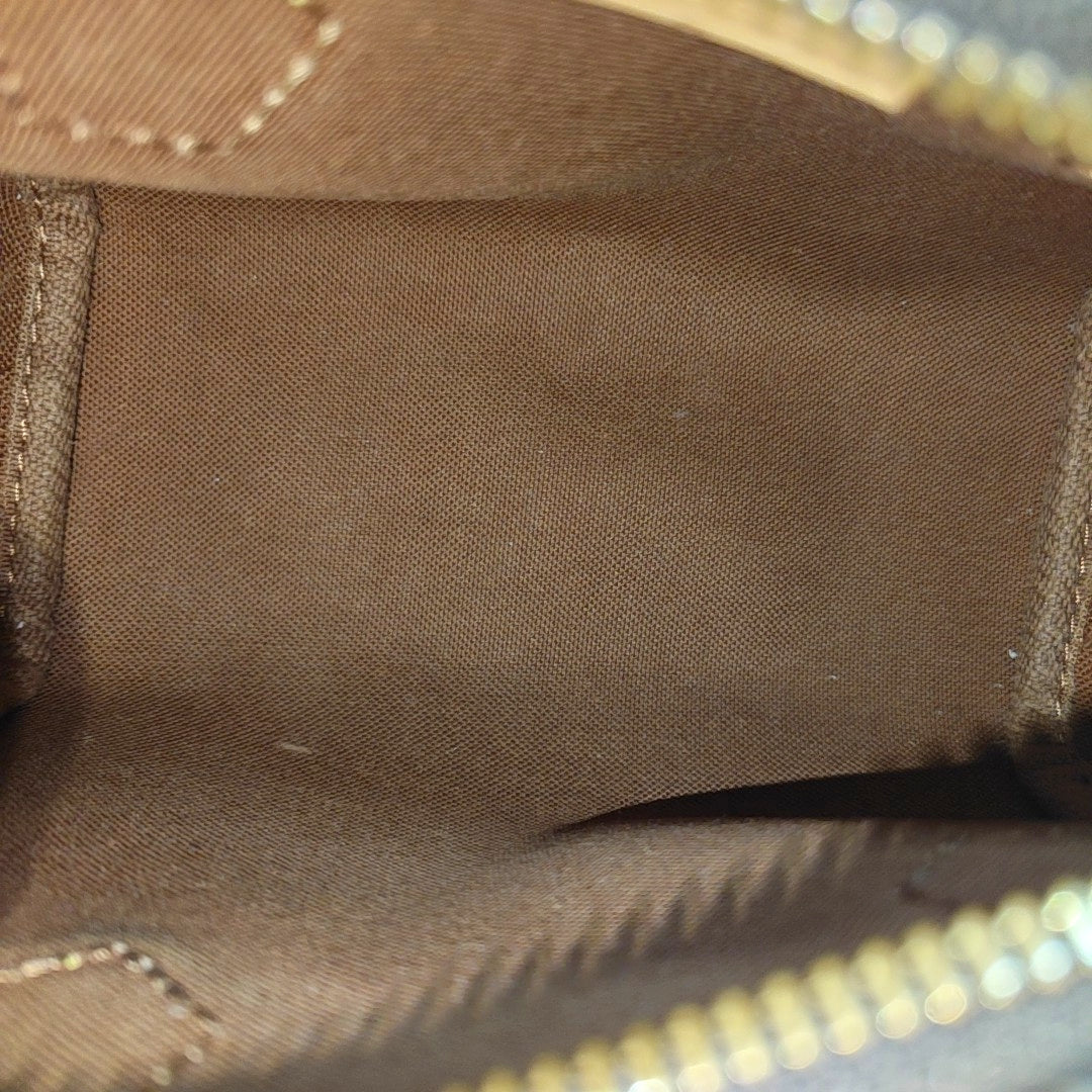 SPEEDY Nano Monogram Coated Canvas Brown