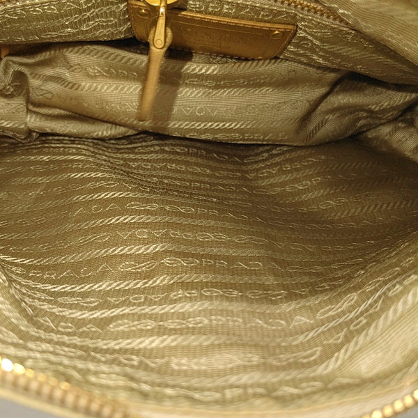 Nylon Shoulder Bag Beige