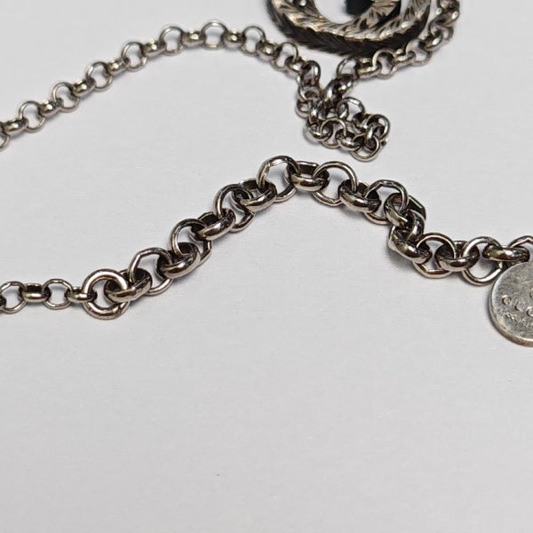 Interlocking G 925 Sterling Silver Necklace
