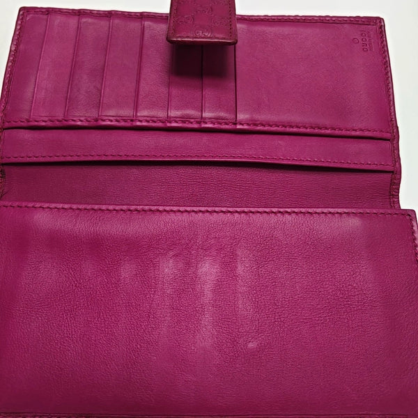 Monogram Calfskin Wallet Pink