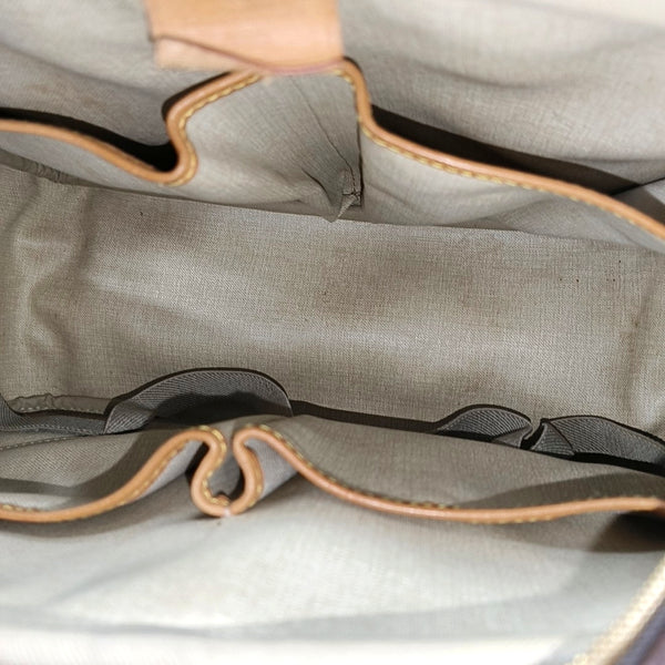 DEAUVILLE MM Monogram Coated Canvas Brown