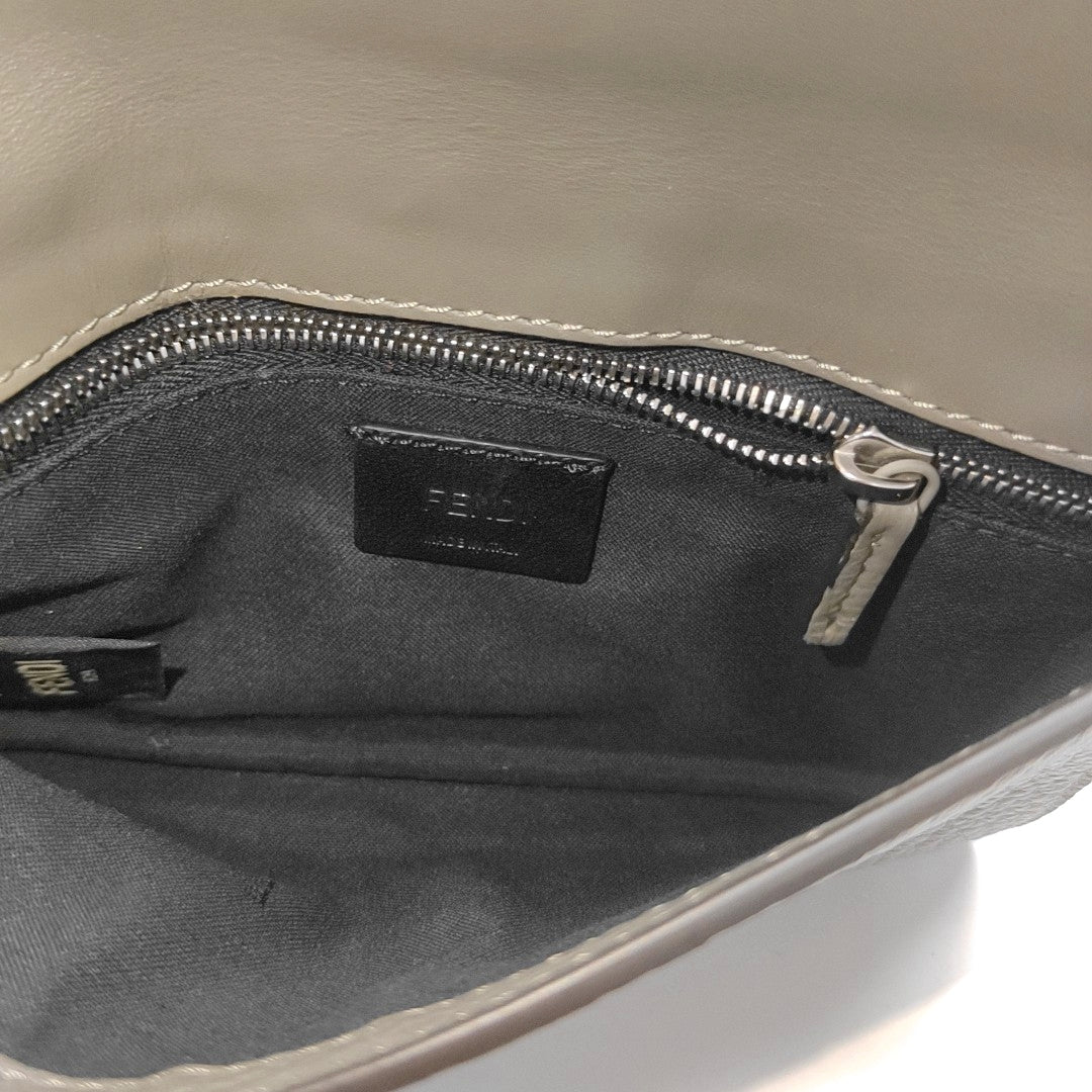 Baguette Mini Calfskin Gray