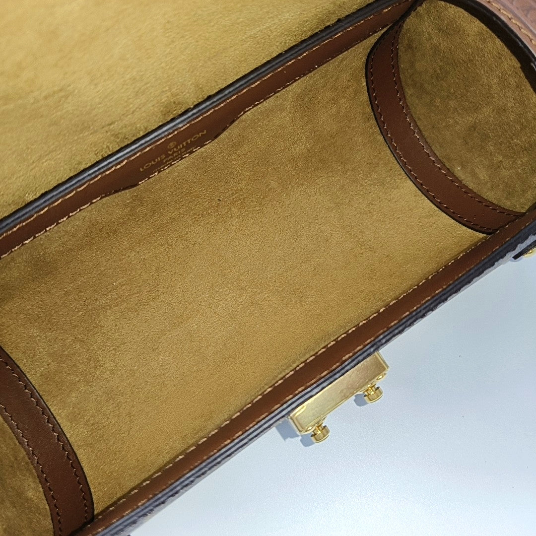PAPILLON 19 Monogram Coated Canvas Brown