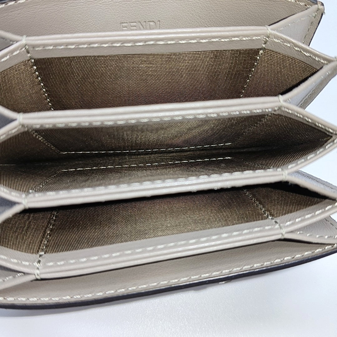 Calfskin Wallet Beige