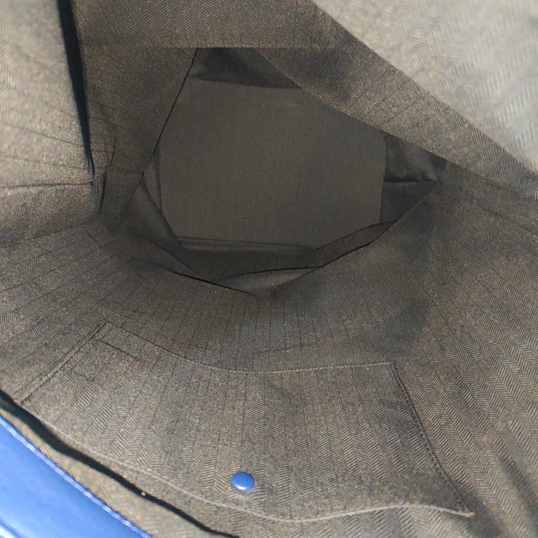 Canvas Top Handle Bag Blue