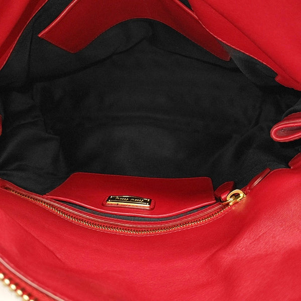 Avenue Quilted Lambskin Red