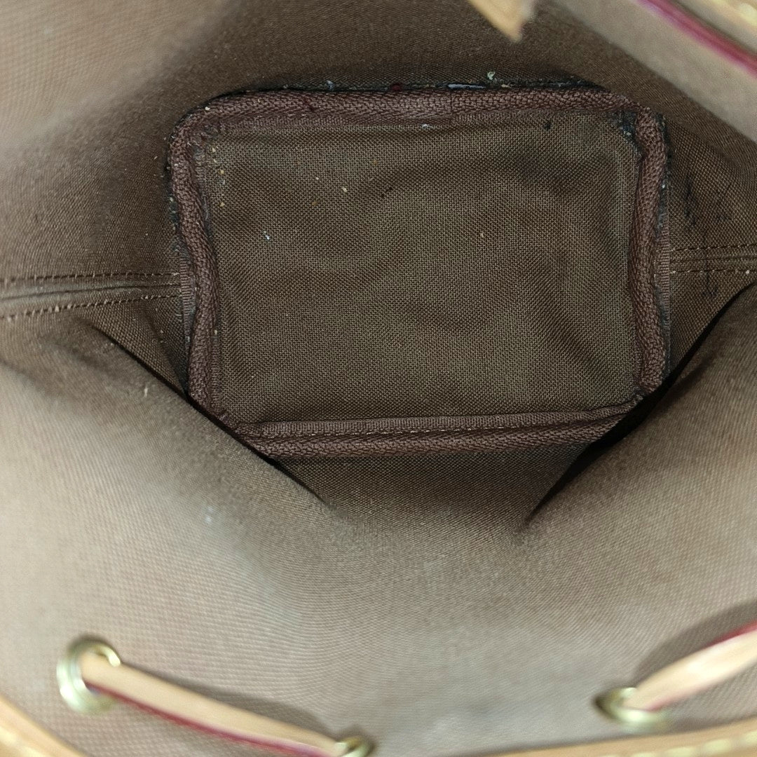 NÉONOÉ Nano Monogram Coated Canvas Brown