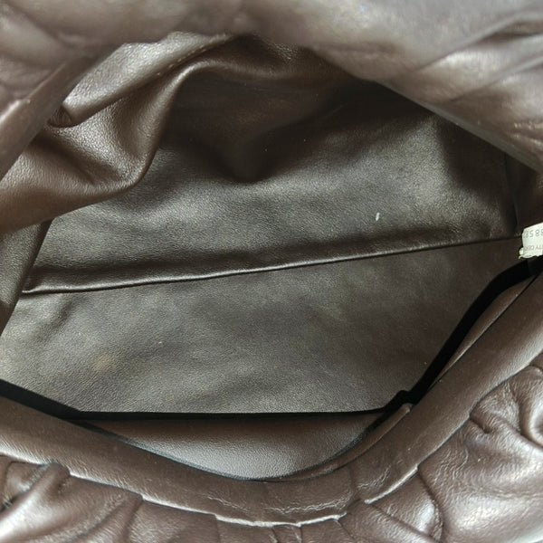The Pouch Mini Calfskin Brown