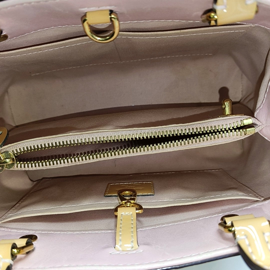 MONTAIGNE BB Monogram Patent Leather Yellow