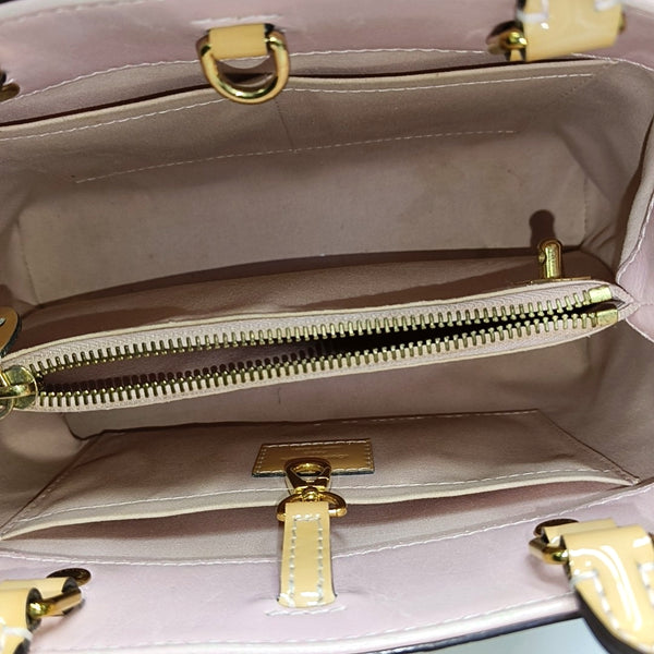 MONTAIGNE BB Monogram Patent Leather Yellow