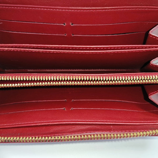 ZIPPY Patent Leather Red Wallet