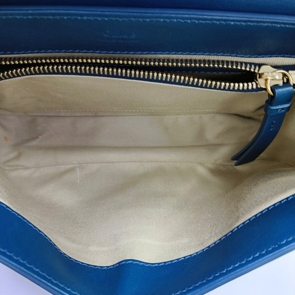 Chloé C Small Calfskin Blue