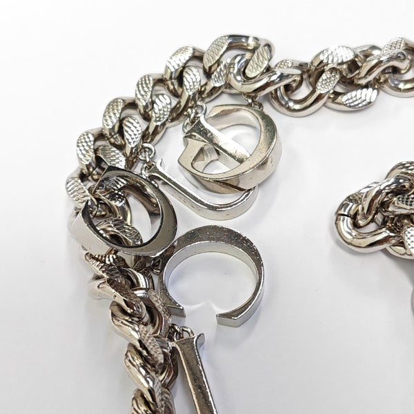 Interlocking G Metal Silver Necklace