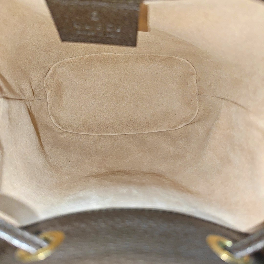 Ophidia Mini Monogram Coated Canvas Beige