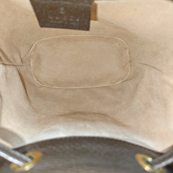 Ophidia Mini Monogram Coated Canvas Beige