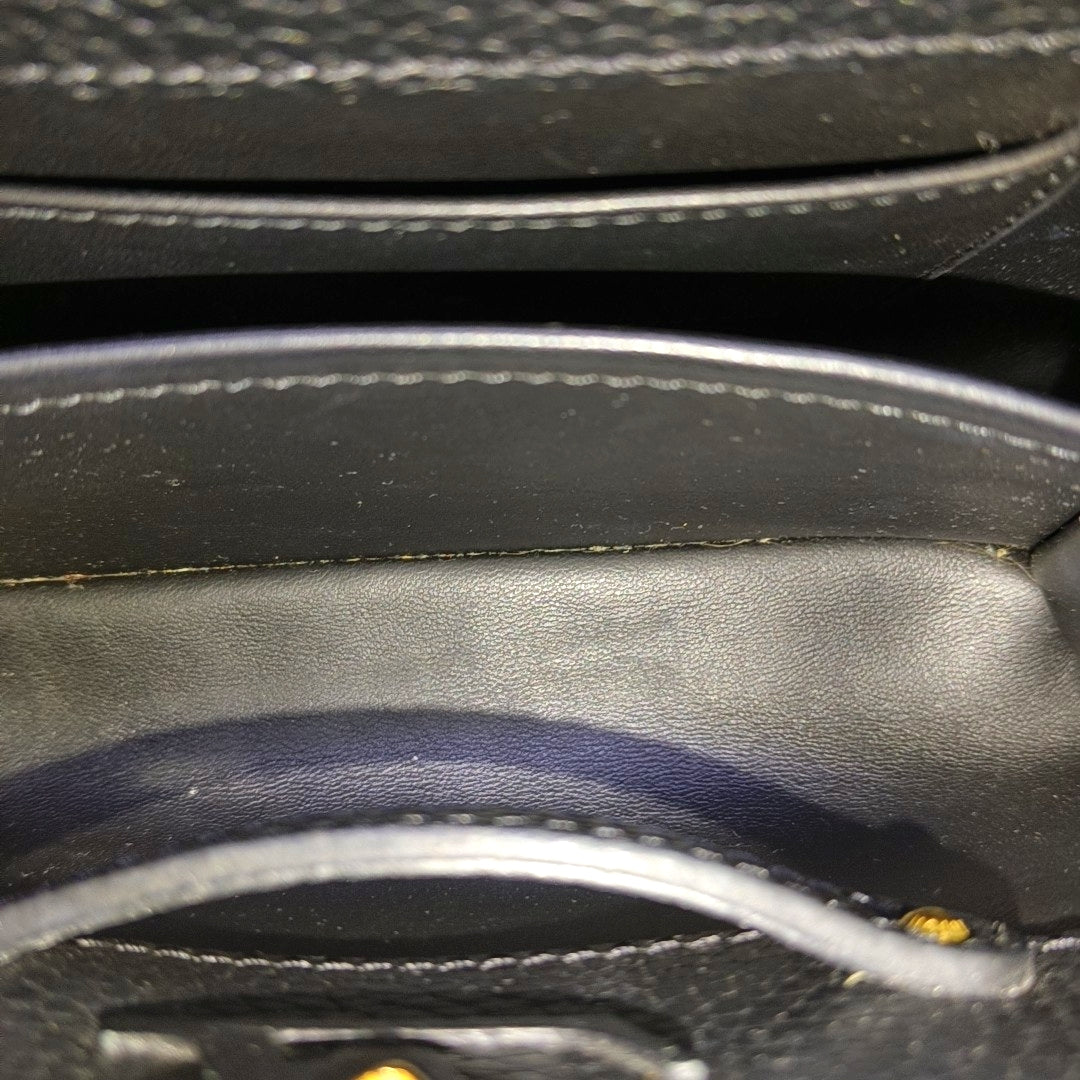 CAPUCINES Mini Calfskin Black