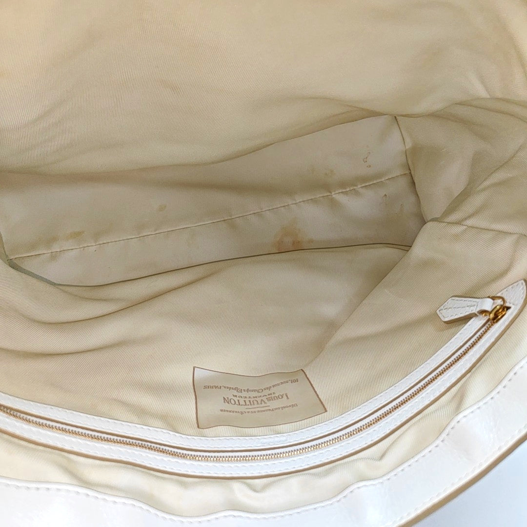 SABBIA BESACE GM Monogram Canvas Beige