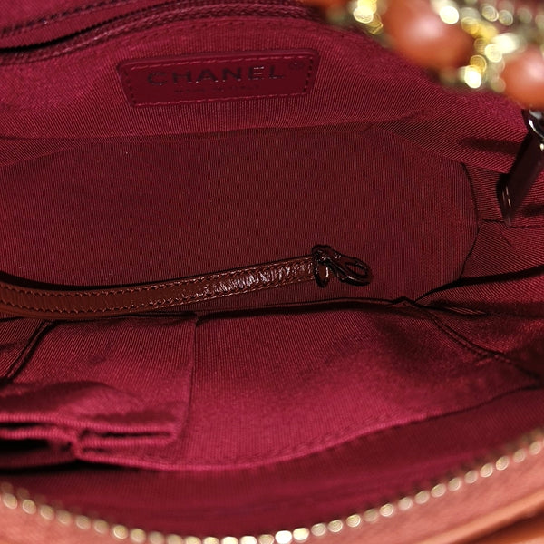 GABRIELLE Small Quilted Calfskin Red
