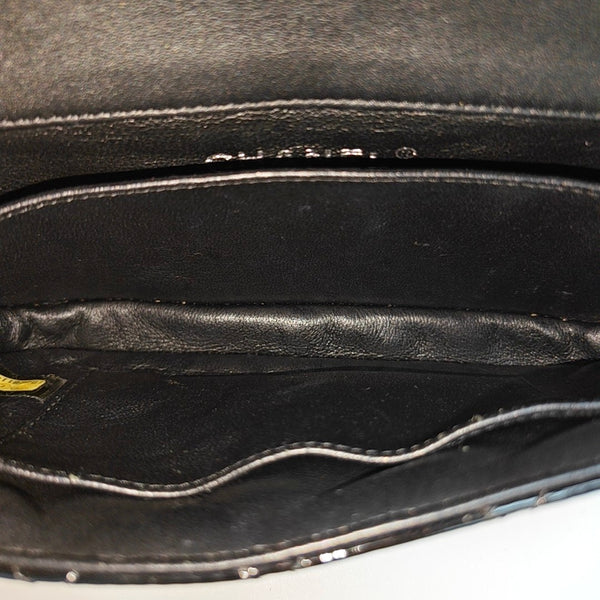 CLASSIC FLAP Super Mini Quilted Patent Calfskin Black