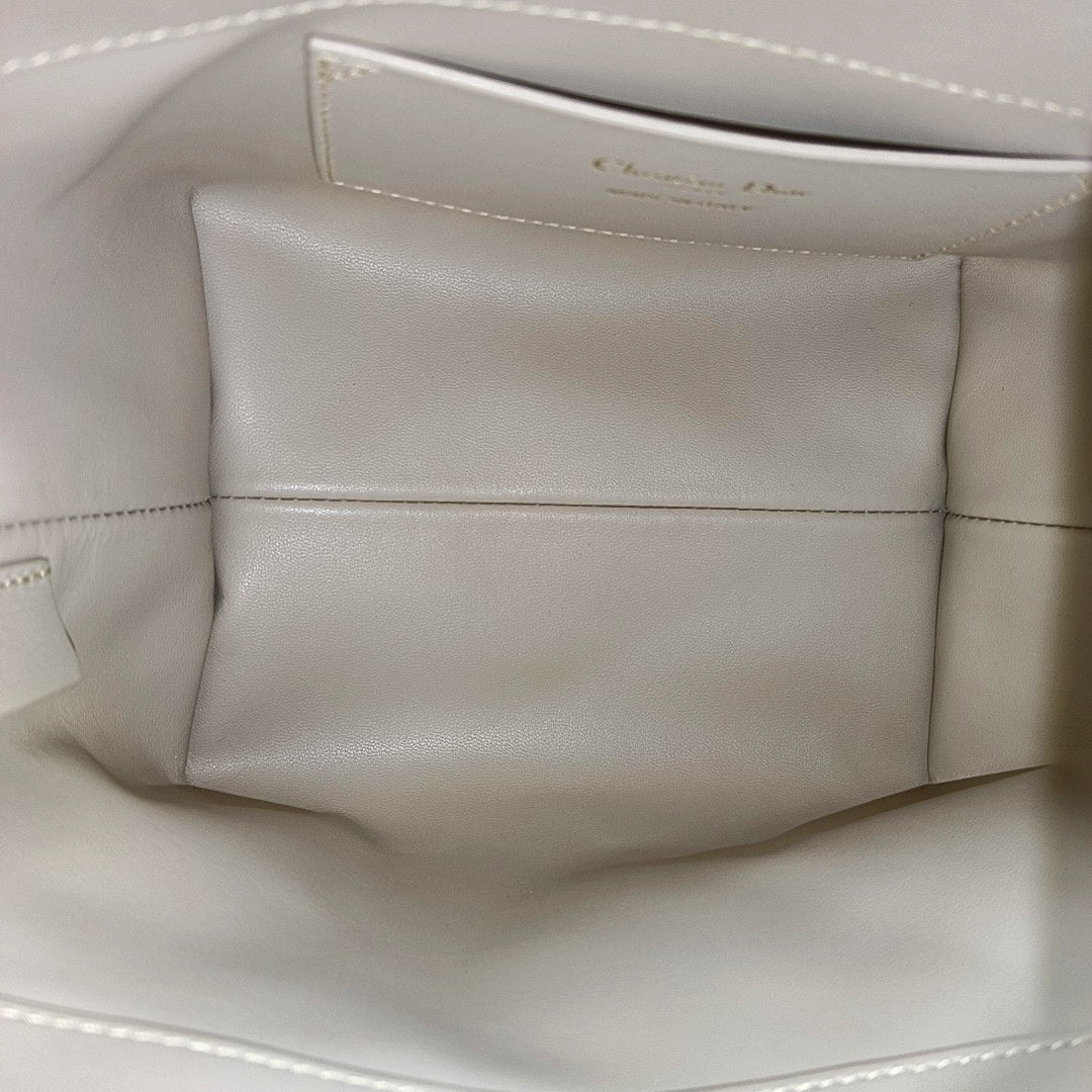 Toujours Small Cannage Calfskin Beige