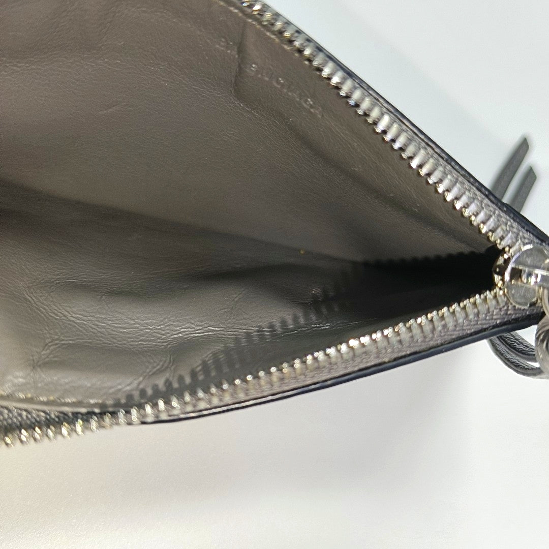 Authenticated pre-owned  Classic City Calfskin Grey Card Holder - Card Holder at Looply