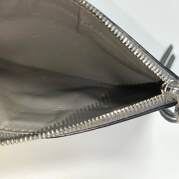 Authenticated pre-owned  Classic City Calfskin Grey Card Holder - Card Holder at Looply