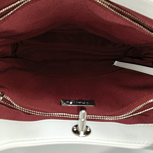CHANEL 31 Quilted Calfskin White