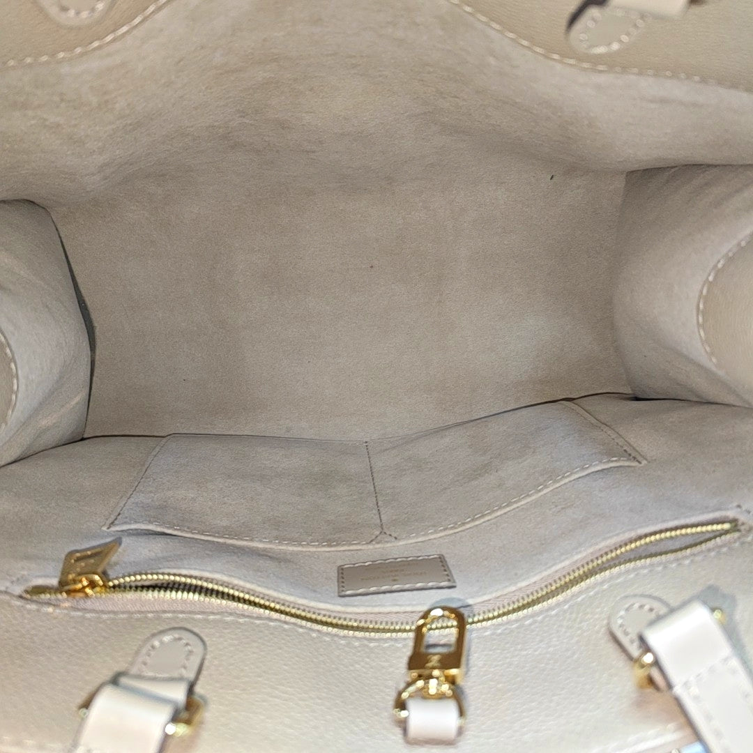 ONTHEGO MM Monogram Calfskin Gray