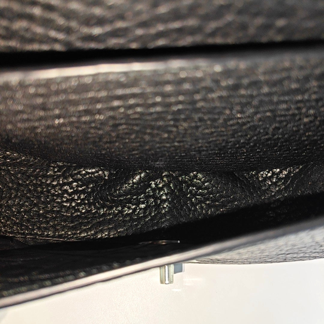 Calfskin Shoulder Bag Black
