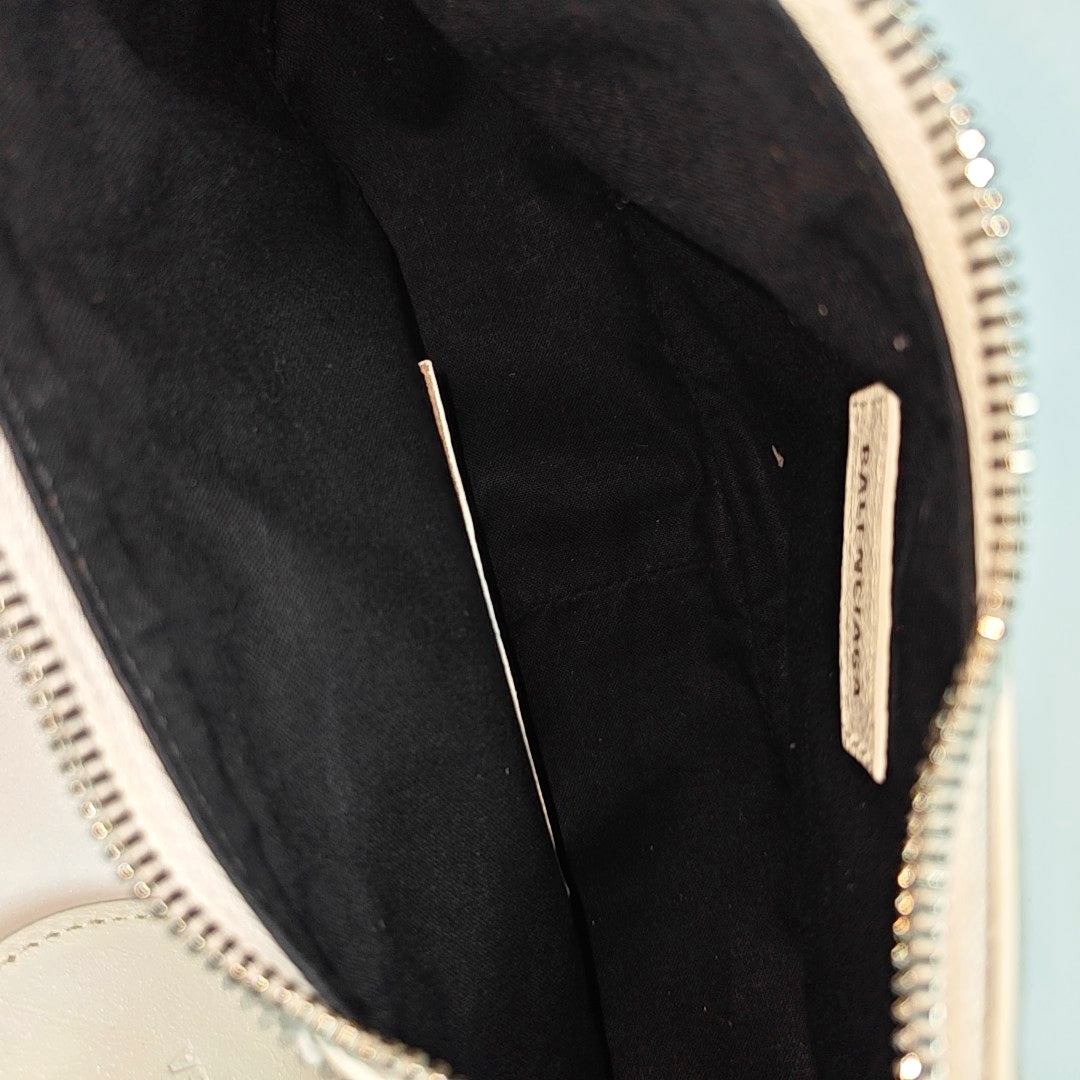 Le Cagole Mini Calfskin White