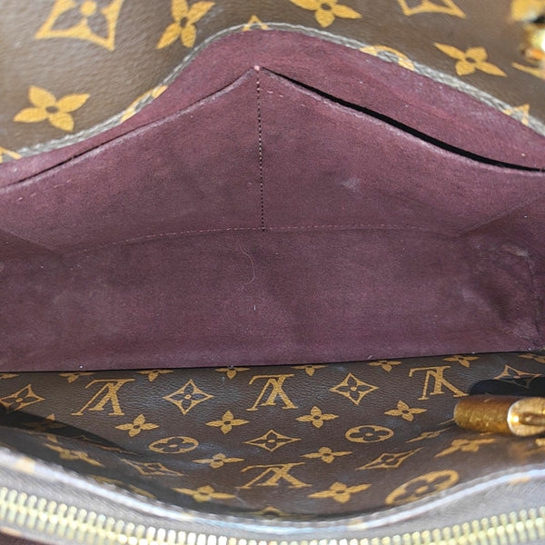 MONTAIGNE Monogram Coated Canvas Brown