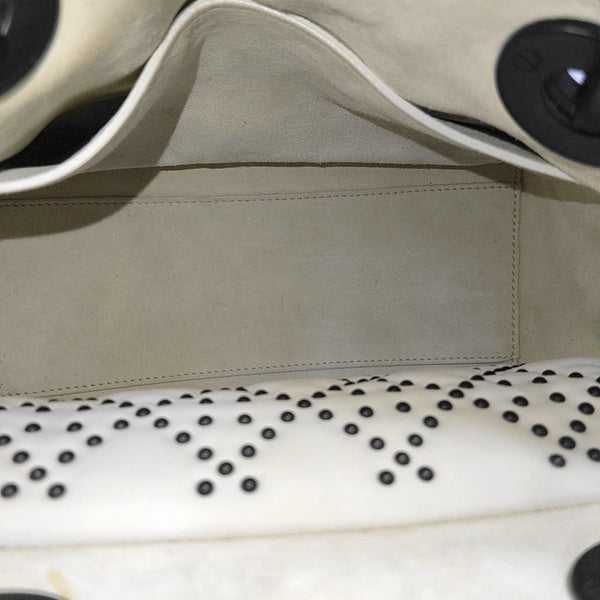 Lambskin Shoulder Bag White