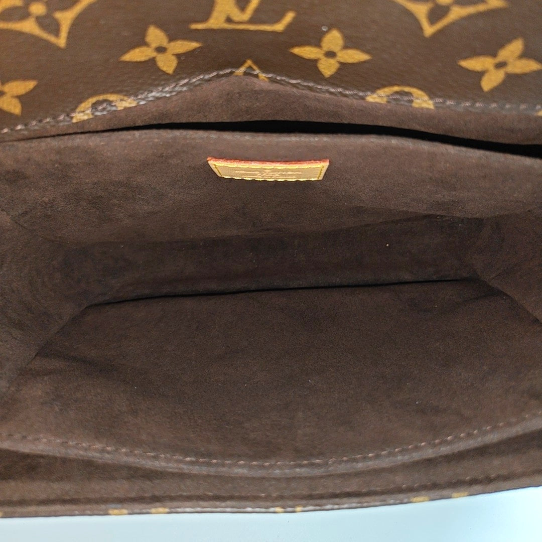 MÉTIS MM Monogram Coated Canvas Brown