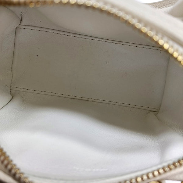 Calfskin Shoulder Bag Mini White