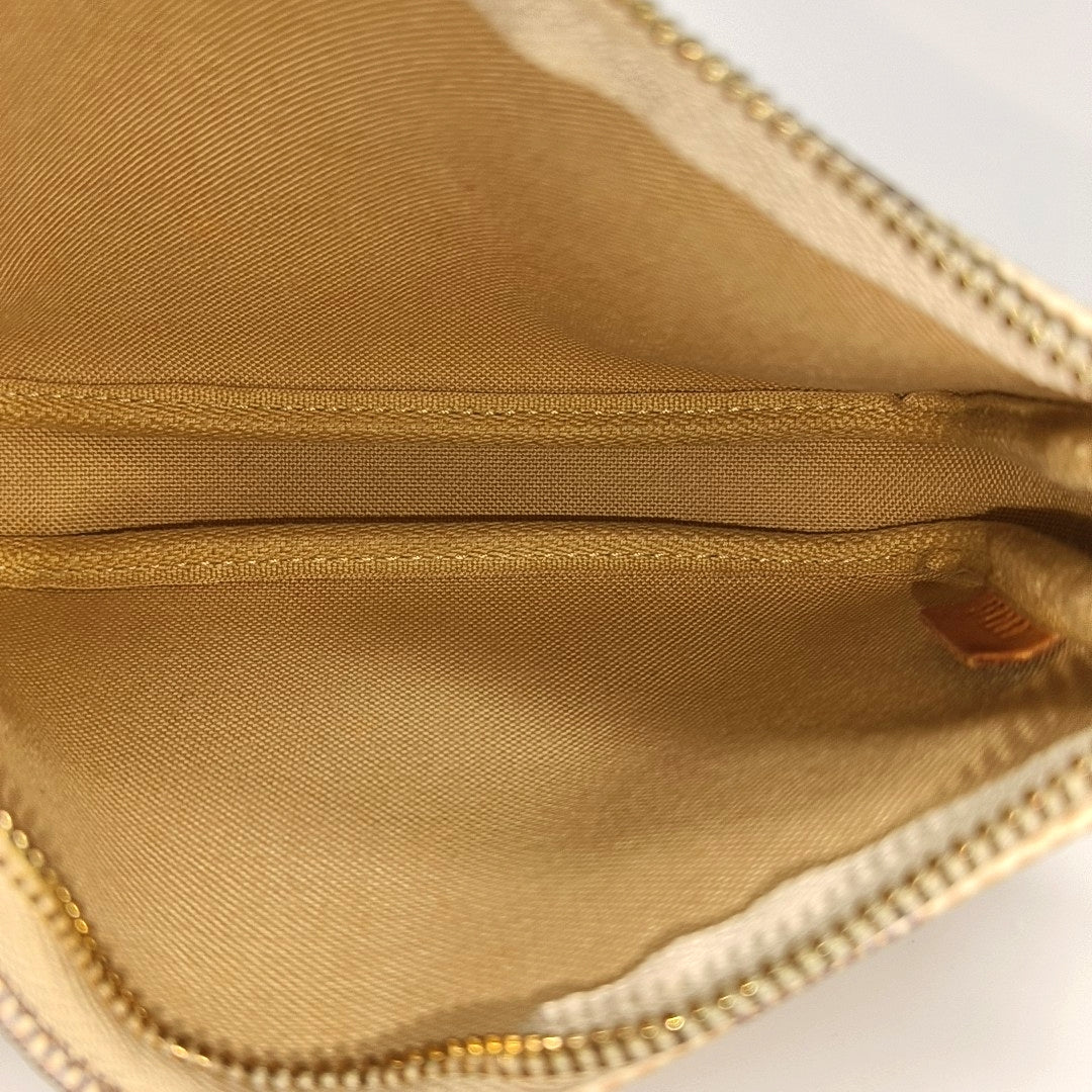 Authenticated pre-owned  ACCESSOIRES Mini Coated Canvas White - Top Handle Bag at Looply