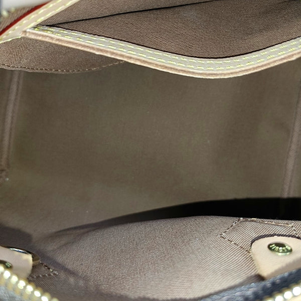 Authenticated pre-owned  SPEEDY 25 Monogram Coated Canvas Brown - Shoulder Bag at Looply