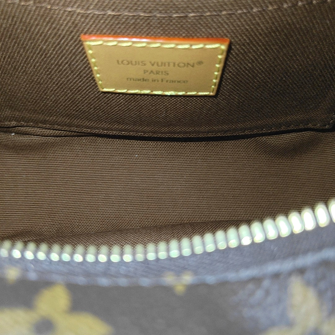 SOFT TRUNK Mini Monogram Coated Canvas Brown