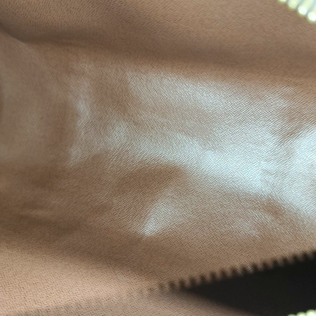 PAPILLON Monogram Coated Canvas Brown