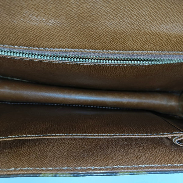 DAME Monogram Coated Canvas Brown