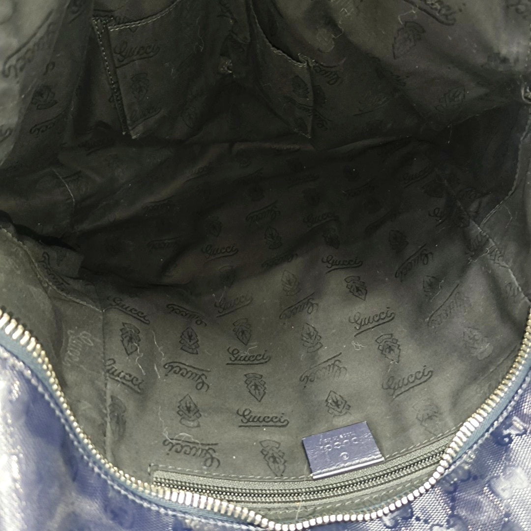 Signature Monogram Coated Canvas Blue