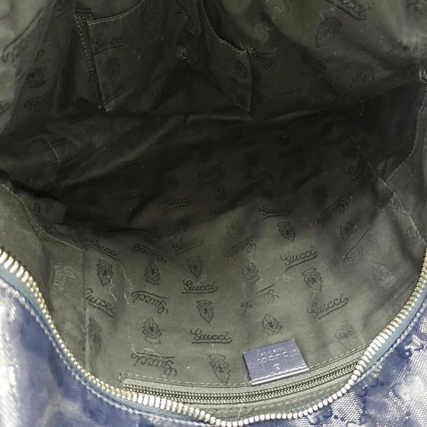 Signature Monogram Coated Canvas Blue
