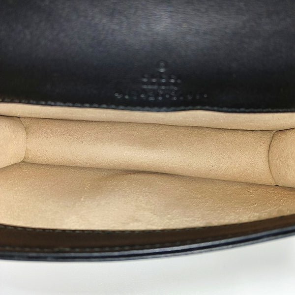 GG Marmont Super Mini Quilted Calfskin Black