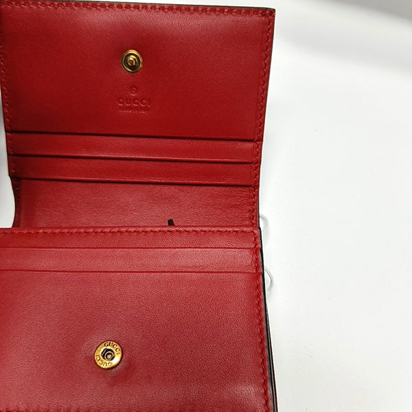 GG Supreme Monogram Coated Canvas Gray Wallet