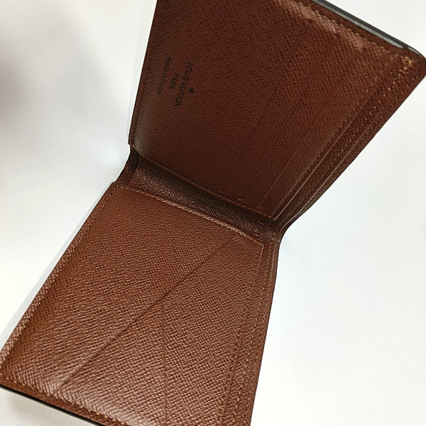MULTIPLE Monogram Coated Canvas Brown Wallet