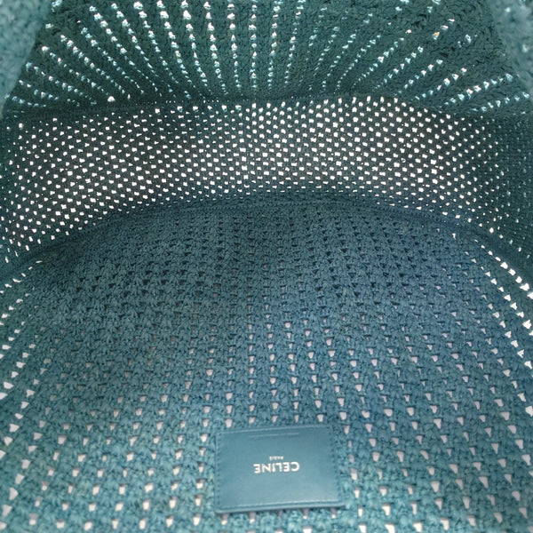 Large Straw Blue