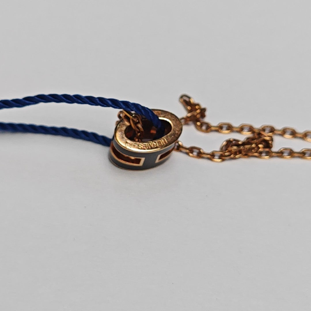 Pop H Metal Rose Gold Necklace