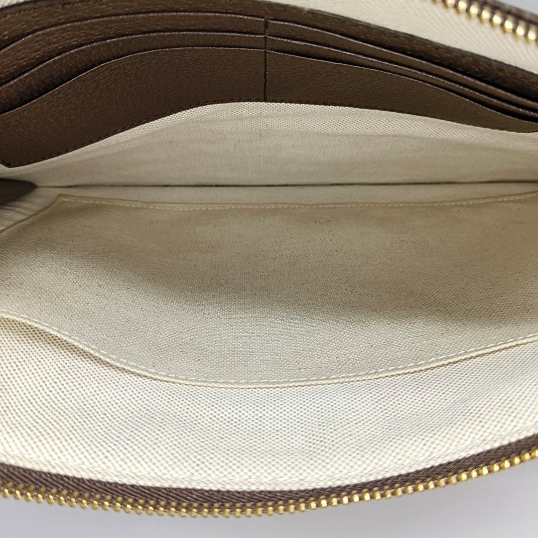 Courrier Monogram Coated Canvas Beige
